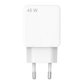 Nabíječka do sítě Celly SLIM USB-C/USB-A GaN, 45 W bílý

 obrázek produktu 3 z 4