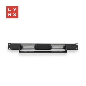 Držák Lynx 19" patch panel 12port, UTP Cat6, 50µ, nestíněný černý

 obrázek produktu 1 z 1