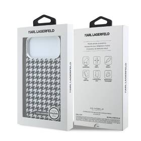Kryt na mobil Karl Lagerfeld PU Houndstooth Resin Plate MagSafe na Apple iPhone 17 Pro černý

 obrázek produktu 6 z 6