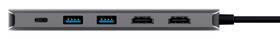 USB Hub Trust Dalyx 6-in-1 USB-C stříbrný

 obrázek produktu 3 z 9