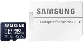 Paměťová karta Samsung 512GB UHS-I U3 (200R/130W) + SD adaptér 

 obrázek produktu 1 z 6