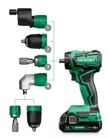 Vrtací šroubovák HIKOKI DS18DDQWSZ (s baterií) 

 obrázek produktu 1 z 5