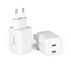 Nabíječka do sítě Epico UltraBoost GaN 45W 2x USB-C bílá

 obrázek produktu 3 z 6