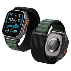 Řemínek Spigen Fabric na Apple Watch 49/46/45/44mm černý/zelený

 obrázek produktu 1 z 15
