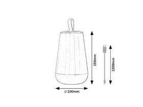 Stolní LED lampička Rabalux Franco 76019 bílá

 obrázek produktu 6 z 6