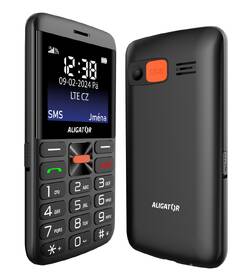 Mobilní telefon Aligator A910 4G Senior černá barva
