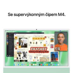 Počítač All In One Apple 24" M4 8× CPU 8× GPU, 16 GB, 256 GB - zelený CZ 

 obrázek produktu 5 z 8