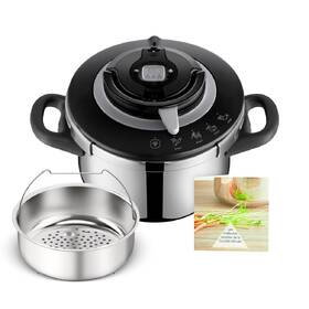 Tlakový hrnec Tefal P4550632, 4,5 l nerez

 obrázek produktu 1 z 10