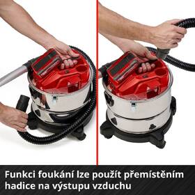 Vysavač na popel Einhell TE-AV 18/15 Li C-Solo (bez baterie) 2351700 nerez

 obrázek produktu 4 z 9