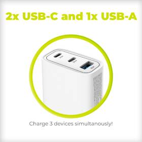 Nabíječka do sítě Mobile Origin 1x USB-A/2x USB-C GaN 40W bílá

 obrázek produktu 5 z 11