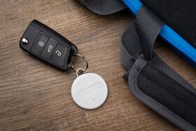 Klíčenka FIXED Sense, Duo Pack červená barva
