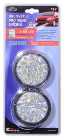 Světla denního svícení Compass kulatá RL hom. 18 LED on/off 12/24V DRL 

 obrázek produktu 3 z 3