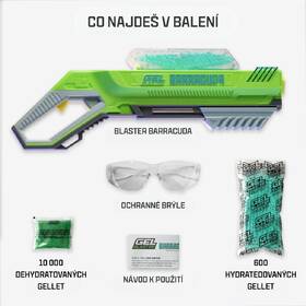 Dětská zbraň Gel Blaster Inc. BARRACUDA 

 obrázek produktu 8 z 8