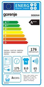 Sušička prádla Gorenje DE83NH bílá

 obrázek produktu 1 z 2