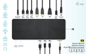 Dokovací stanice i-tec USB-C Triple 4K Display Gen2 Pro, PD 100W 

 obrázek produktu 4 z 11