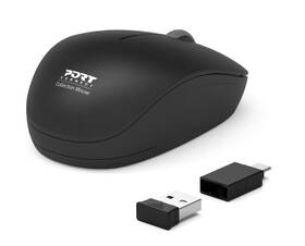 Myš PORT CONNECT Wireless Collection černá barva
