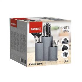 Blok na nože BANQUET GRANITE Grey plast

 obrázek produktu 1 z 8