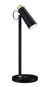 Stolní LED lampička IMMAX TIT, Qi nabíjení černá

 obrázek produktu 3 z 7