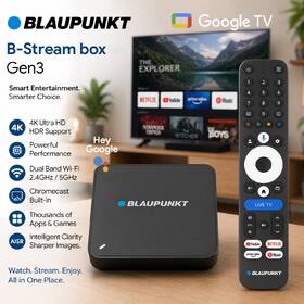 Multimediální centrum Blaupunkt B-Stream Box Gen3 černé

 obrázek produktu 6 z 8