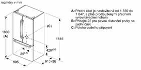 Americká lednice Bosch KFF96PIEP ocel

 obrázek produktu 15 z 20