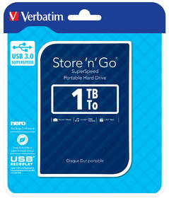 Externí pevný disk 2,5" Verbatim 1TB modrý

 obrázek produktu 3 z 3