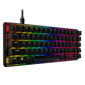 Klávesnice HyperX Alloy Origins 65 - Red, US Layout černá barva
