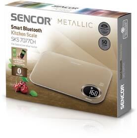 Kuchyňská váha Sencor SKS 7077CH s Bluetooth 

 obrázek produktu 14 z 14