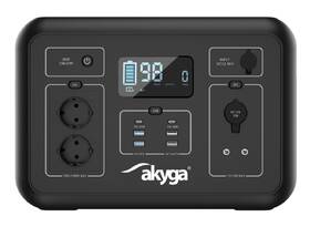Nabíjecí stanice Akyga 1200W (1132Wh) černá barva

