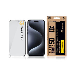 Tvrzené sklo Tactical Glass Shield Privacy Stealth 5D na Apple iPhone 15 Pro černé

 obrázek produktu 2 z 2