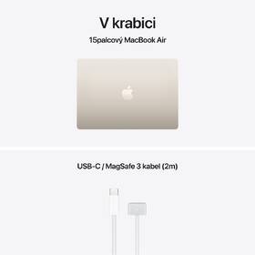 Notebook Apple 15" M5 10× CPU 10× GPU, 16 GB, 512 GB - hvězdně bílý CZ 

 obrázek produktu 8 z 8
