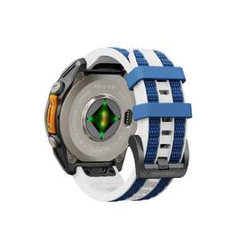 Řemínek Cubenest Premium Silicone Garmin QuickFit Band 22mm bílý/modrý

 obrázek produktu 3 z 5
