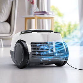 Podlahový vysavač Zanussi ZANCG20IW bílá barva
