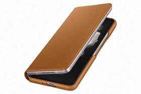 Pouzdro na mobil flipové Samsung Leather Flip Cover Galaxy Z Fold3 hnědé

 obrázek produktu 6 z 7