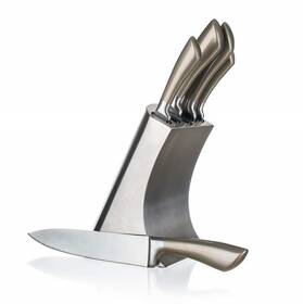 Sada kuchyňských nožů BANQUET Metallic Platinum, 5 ks, nerezový stojan 

 obrázek produktu 3 z 8