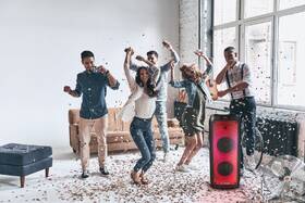 Party reproduktor Blaupunkt PB10DB černá barva
