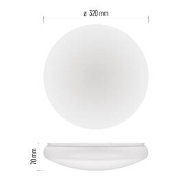 Stropní svítidlo EMOS Tivi, 32 cm, 8,6 W bílé

 obrázek produktu 7 z 11