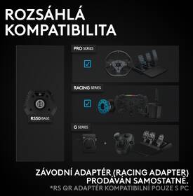 Volant Logitech G RS50 System for Xbox/PC černý

 obrázek produktu 13 z 15