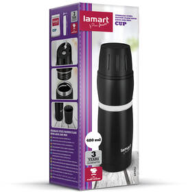Termoska Lamart 480 ml LT4052 černá/bílá

 obrázek produktu 5 z 5