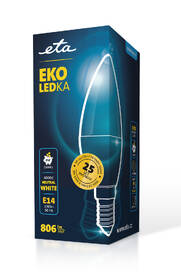 Žárovka LED ETA EKO LEDka svíčka 8W, E14, neutrální bílá 

 obrázek produktu 3 z 3
