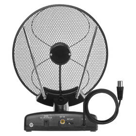 Anténa pokojová EMOS CITY ORBI-C200, DVB-T2, DAB, FM, filtr LTE/4G/5G 

 obrázek produktu 2 z 10