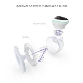 Odsávačka mateřského mléka TrueLife Nutrio BP W5 bílá/zelená

 obrázek produktu 4 z 8
