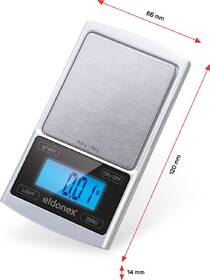 Kuchyňská váha Eldonex EKS-4040-SL stříbrná

 obrázek produktu 2 z 8