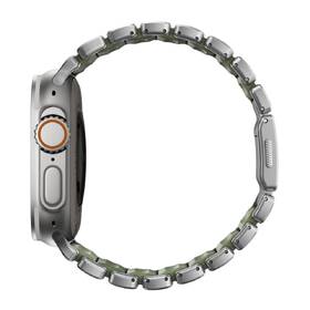 Řemínek NOMAD Stratos FKM na Apple Watch 45/46/49mm, titanový stříbrný/zelený

 obrázek produktu 3 z 12