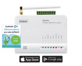 Alarm Evolveo Sonix, bezdrátový, GSM bílé

 obrázek produktu 2 z 5