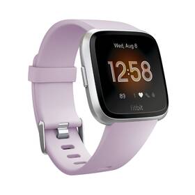 Chytré hodinky Fitbit Versa Lite - ZÁNOVNÍ - 12 měsíců záruka - Lilac Band / Silver case 

 obrázek produktu 3 z 8