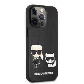 Kryt na mobil Karl Lagerfeld and Choupette Leather na Apple iPhone 13 Pro černé

 obrázek produktu 2 z 5