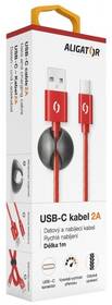 Kabel Aligator Premium USB/USB-C, 1m červený

 obrázek produktu 4 z 4
