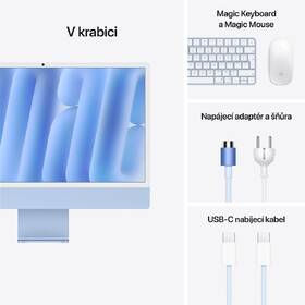 Počítač All In One Apple 24" CTO M4 8× CPU 8× GPU, 16 GB, 512 GB - modrý CZ 

 obrázek produktu 8 z 8
