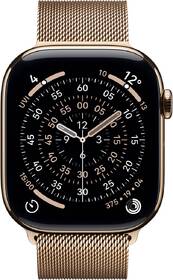 Chytré hodinky Apple GPS + Cellular 46mm zlatý titan - zlatý milánský tah - M/L 

 obrázek produktu 1 z 7