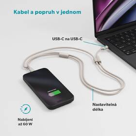 Kabel Epico Phone Lanyard USB-C/USB-C 1,45m fialový

 obrázek produktu 5 z 6